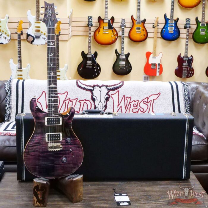 Paul Reed Smith PRS Core Series Custom 24 Rosewood Fingerboard Purple Iris Natural Back - Image 6