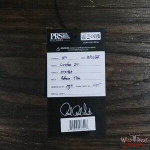 Paul Reed Smith PRS Core Series Custom 24 Rosewood Fingerboard Purple Iris Natural Back - Image 12