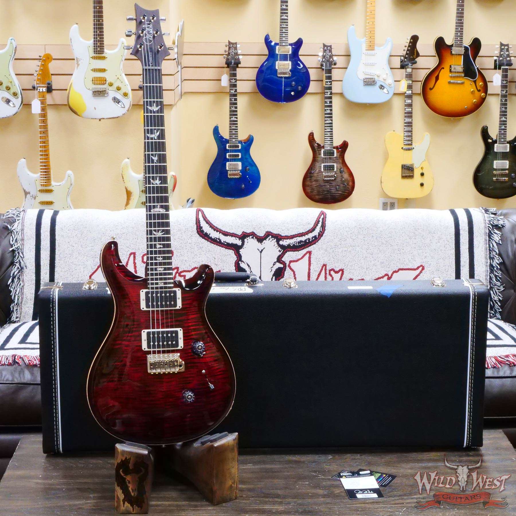 prs-core-cu24-373791-d1__wwg.jpg 2023 Paul Reed Smith PRS Core Series Custom 24 Rosewood Fingerboard Fire Red 7.65 LBS - Image 5