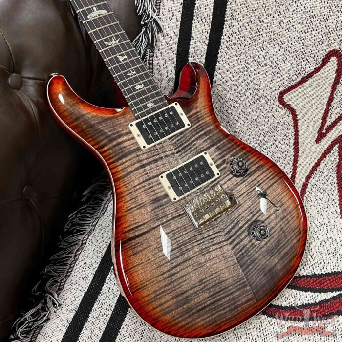 Paul Reed Smith PRS Core Series Custom 24 Rosewood Fingerboard Charcoal Cherry Burst 7.65 LBS - Image 7