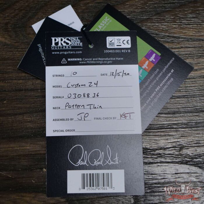 Paul Reed Smith PRS Core Custom 24 East Indian Rosewood Fingerboard Copperhead - Image 12