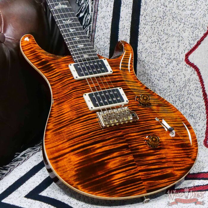 Paul Reed Smith PRS Core Series Custom 24 Rosewood Fingerboard Orange Tiger 7.65 LBS - Image 8