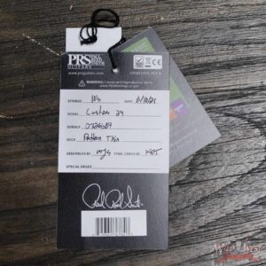 Paul Reed Smith PRS Core Custom 24-08 Rosewood Fingerboard Pattern Thin Neck Charcoal Smokewrap - Image 11