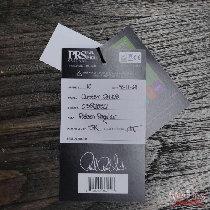 Paul Reed Smith PRS Core Custom 24-08 Rosewood Fingerboard Pattern Regular Neck Sapphire - Image 12