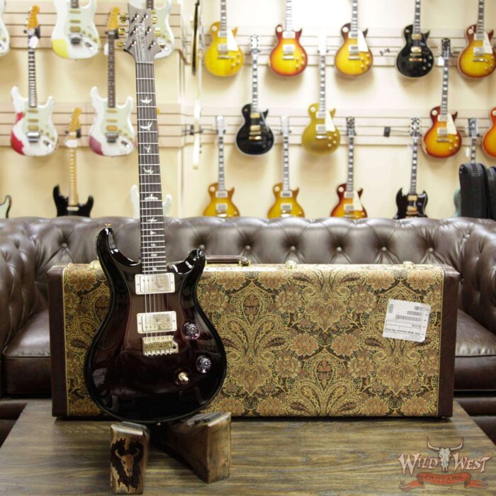 PRS Core Custom 24 with 58/15 LT Pickups Brazilian Rosewood Fingeboard Dark Magenta Metallic - Image 5