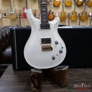 Paul Reed Smith PRS Core Model Flame Maple Top Custom 22 Piezo Rosewood Fingerboard Antique White - Image 7