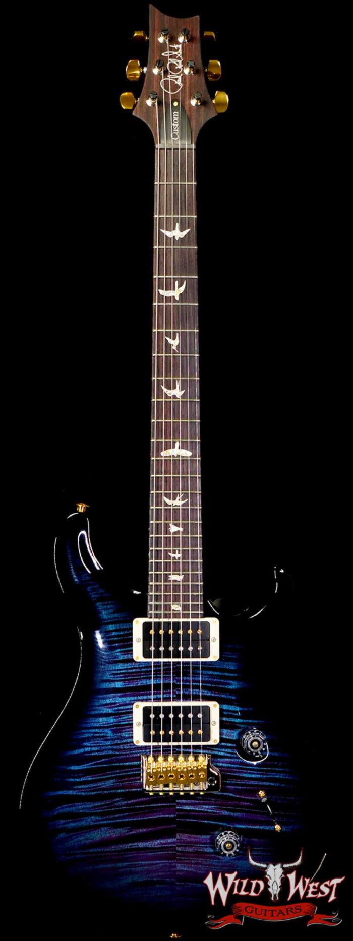Paul Reed Smith PRS Core 10 Top Custom 24 Rosewood Fingerboard Ultra Violet Smokewrap Burst - Image 1