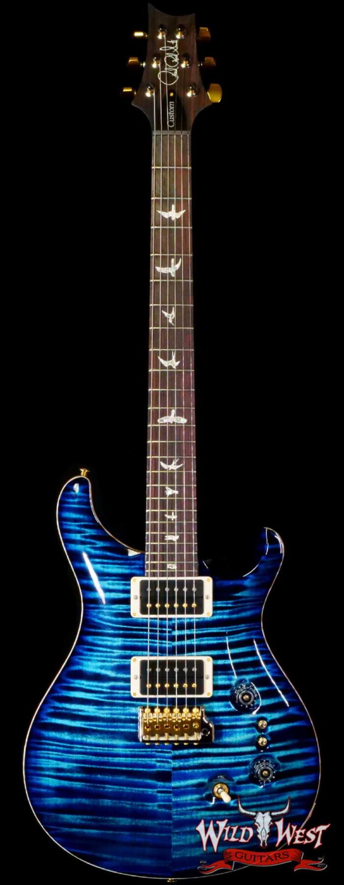 Paul Reed Smith PRS Core Series 10 Top Custom 24-08 Rosewood Fingerboard Cobalt Blue - Image 1