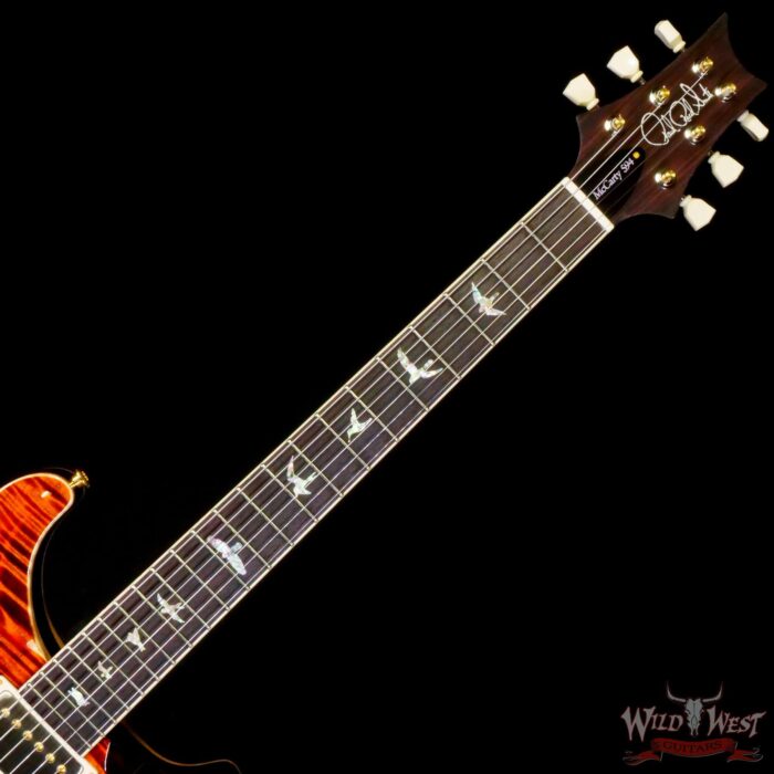 Paul Reed Smith PRS Core Series 10 Top McCarty 594 Hollowbody II Orange Tiger 5.60 LBS - Image 4