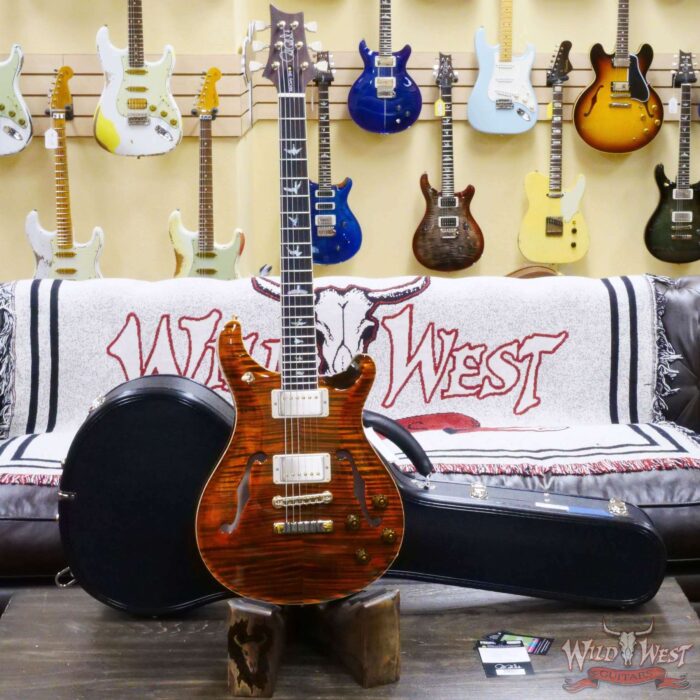 Paul Reed Smith PRS Core Series 10 Top McCarty 594 Hollowbody II Orange Tiger 5.60 LBS - Image 5