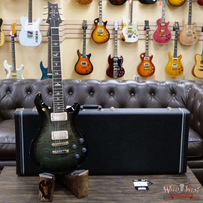 Paul Reed Smith PRS Core 10 Top McCarty 594 Flame Maple Top Rosewood Fingerboard Trampas Green Smokeburst - Image 5