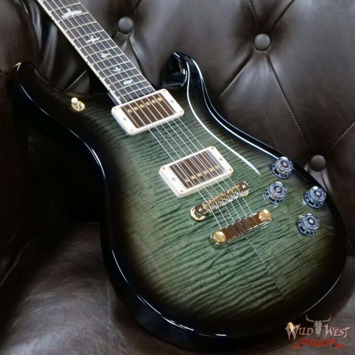 Paul Reed Smith PRS Core 10 Top McCarty 594 Flame Maple Top Rosewood Fingerboard Trampas Green Smokeburst - Image 7