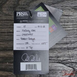 Paul Reed Smith PRS Core 10 Top McCarty 594 Flame Maple Top Rosewood Fingerboard Trampas Green Smokeburst - Image 11