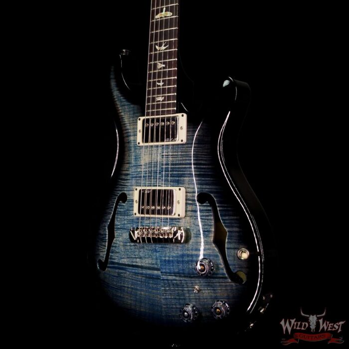 Paul Reed Smith PRS Core Hollowbody II Piezo HB2P Faded Whale Blue Smokewrap Burst - Image 2