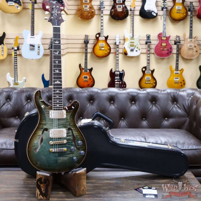 Paul Reed Smith PRS Core McCarty 594 Hollowbody II HB2 Trampas Green Tobacco Burst - Image 6
