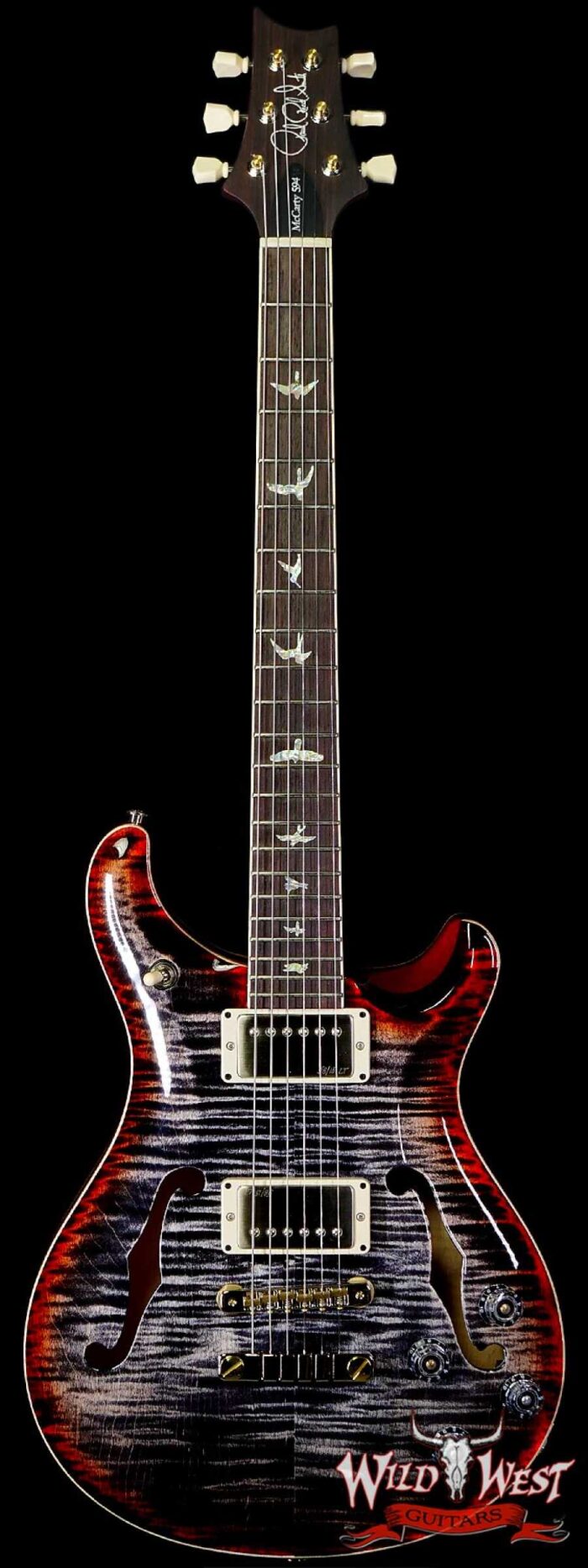 Paul Reed Smith PRS Core McCarty 594 Hollowbody II Charcoal Cherry Burst - Image 1