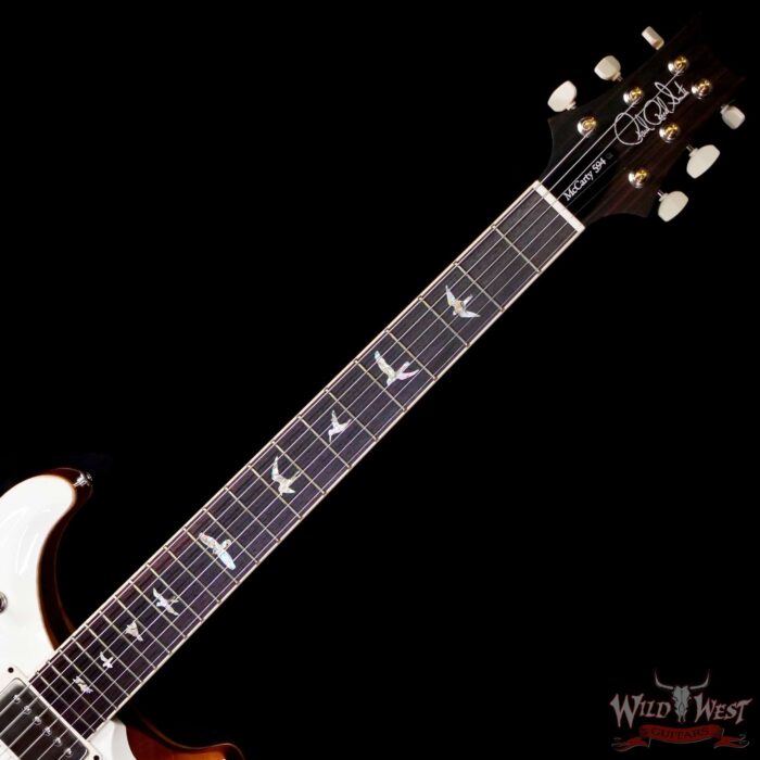 Paul Reed Smith PRS Core Series McCarty 594 Hollowbody II HBII594 Rosewood Fingerboard Antique White 5.90 LBS - Image 4