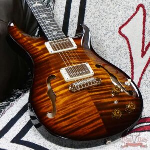 Paul Reed Smith PRS Core Series Hollowbody II Piezo HB2 Black Gold Wrapburst - Image 7