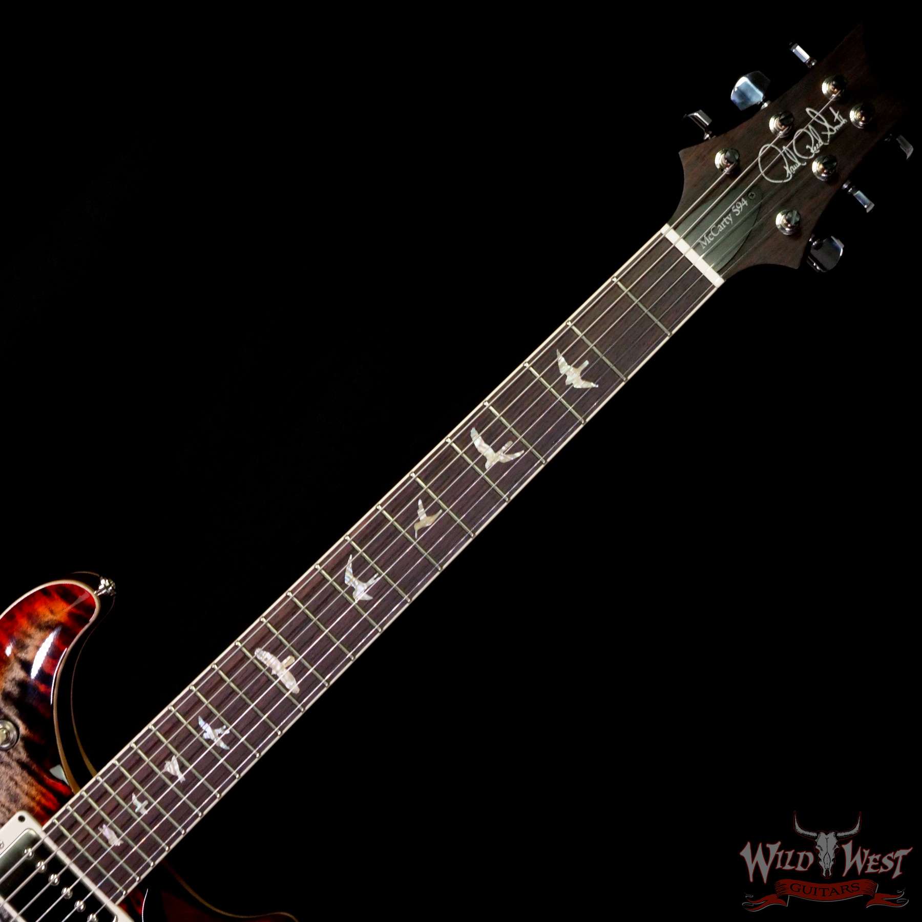 prs-core-mc594hbii-ccb-304547-nf__wwg.jpg Paul Reed Smith PRS Core McCarty 594 Hollowbody II HB2 Charcoal Cherry Burst - Image 4