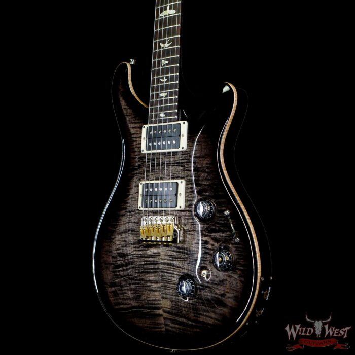 2023 Paul Reed Smith PRS Core Series Custom 24 Piezo Rosewood Fingerboard Charcoal Black Burst - Image 2