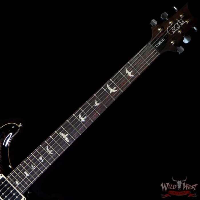2023 Paul Reed Smith PRS Core Series Custom 24 Piezo Rosewood Fingerboard Charcoal Black Burst - Image 4