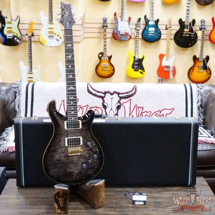 2023 Paul Reed Smith PRS Core Series Custom 24 Piezo Rosewood Fingerboard Charcoal Black Burst - Image 5