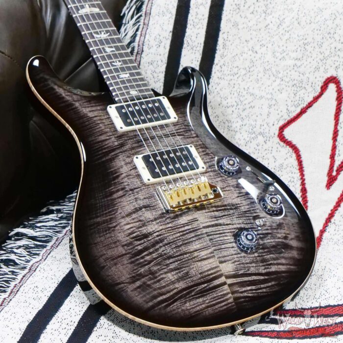 2023 Paul Reed Smith PRS Core Series Custom 24 Piezo Rosewood Fingerboard Charcoal Black Burst - Image 7