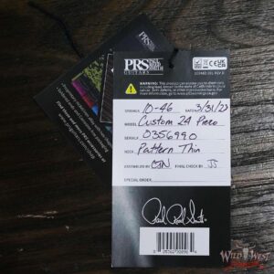 2023 Paul Reed Smith PRS Core Series Custom 24 Piezo Rosewood Fingerboard Charcoal Black Burst - Image 11