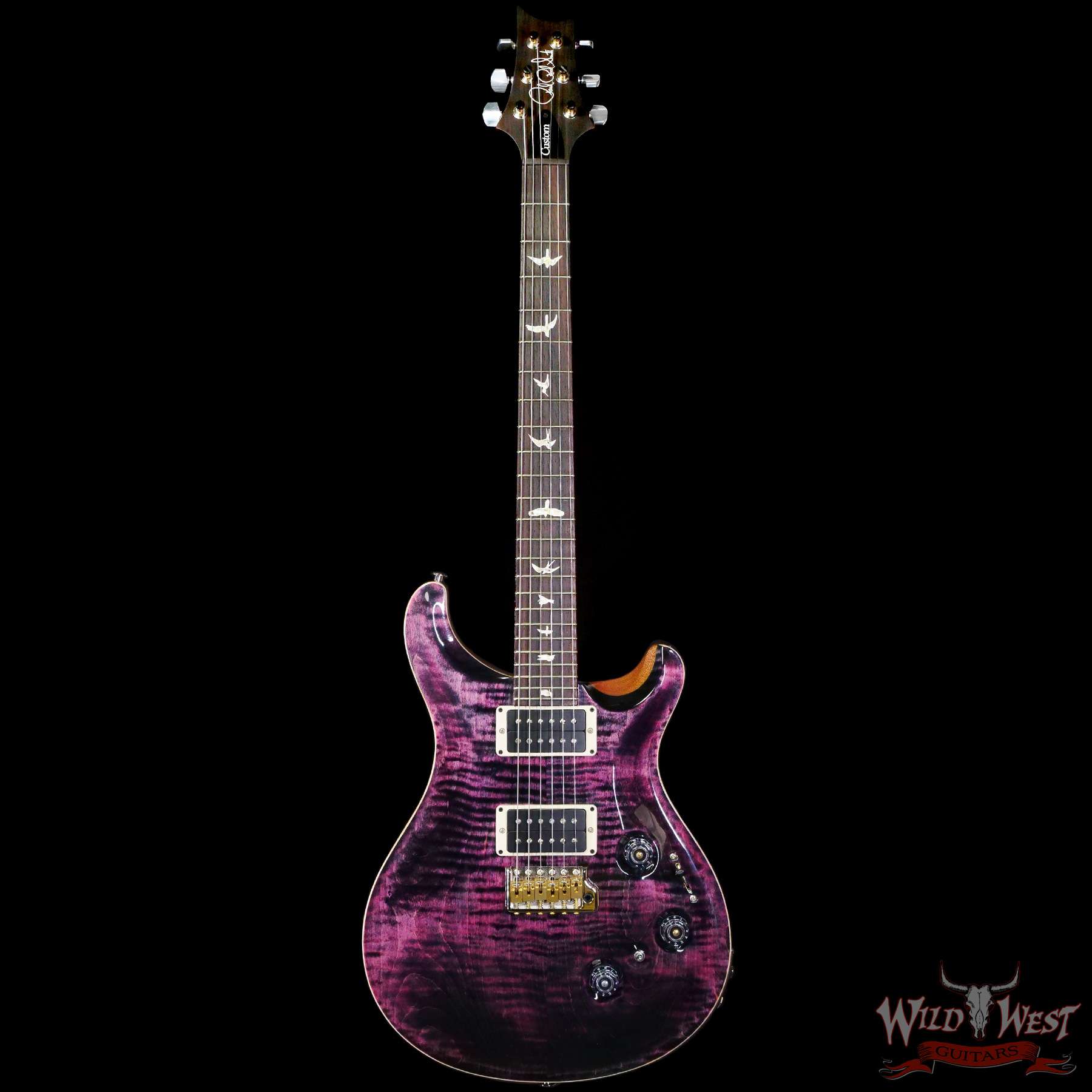 prs-core-p24-360293-c1__wwg.jpg Paul Reed Smith PRS Core Series Custom 24 Piezo Rosewood Fingerboard Purple Iris Natural Back - Image 3