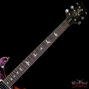 Paul Reed Smith PRS Core Series Custom 24 Piezo Rosewood Fingerboard Purple Iris Natural Back - Image 4