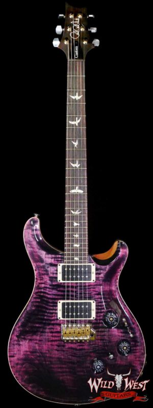 Paul Reed Smith PRS Core Series Custom 24 Piezo Rosewood Fingerboard Purple Iris Natural Back