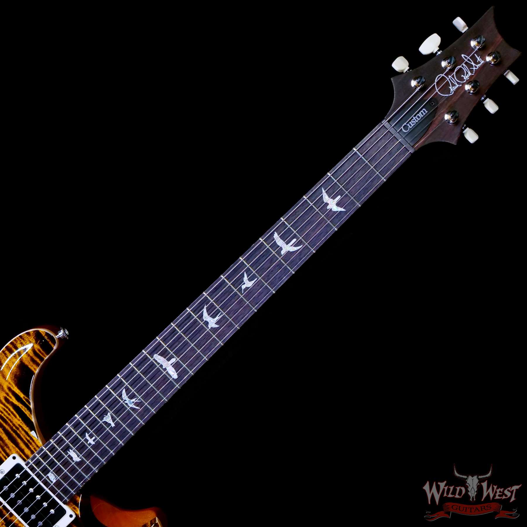 prs-core-p24-370368-c2__wwg.jpg Paul Reed Smith PRS Core Series Custom 24 Piezo Rosewood Fingerboard Yellow Tiger with Natural Back 8.00 LBS - Image 4
