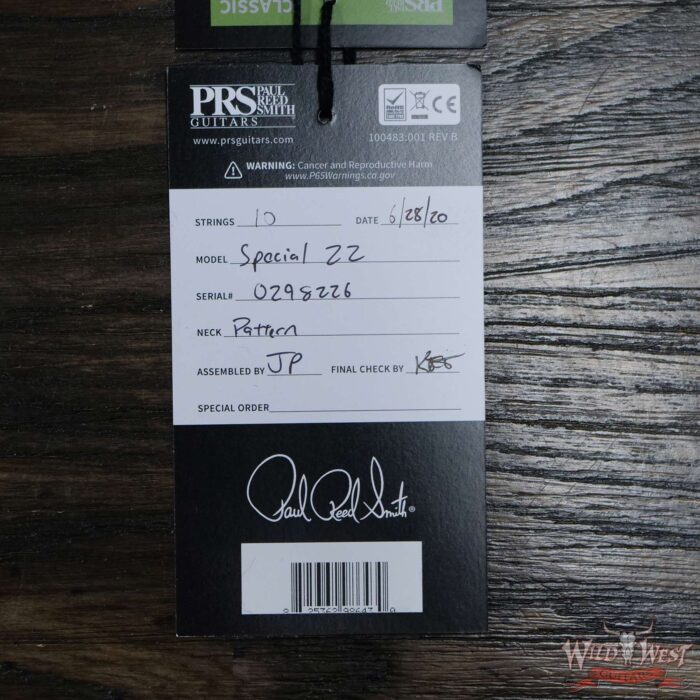 PRS Semi-Hollow Limited Edition Special 22 Rosewood Fingerboard McCarty Tobacco Burst - Image 11