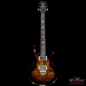 Paul Reed Smith PRS Core Flame Maple Tio Custom 22 Rosewood Fingerboard Black Gold Burst - Image 3