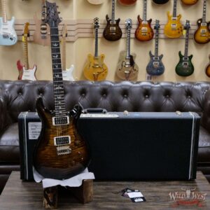 Paul Reed Smith PRS Core Flame Maple Tio Custom 22 Rosewood Fingerboard Black Gold Burst - Image 5