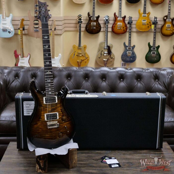 Paul Reed Smith PRS Core Flame Maple Tio Custom 22 Rosewood Fingerboard Black Gold Burst - Image 5