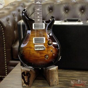 PRS Paul Reed Smith Custom 22 Rosewood Fretboard Black Gold Black Wrap Burst - Image 11