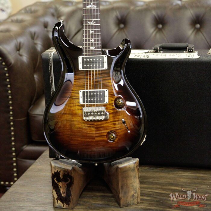 PRS Paul Reed Smith Custom 22 Rosewood Fretboard Black Gold Black Wrap Burst - Image 11