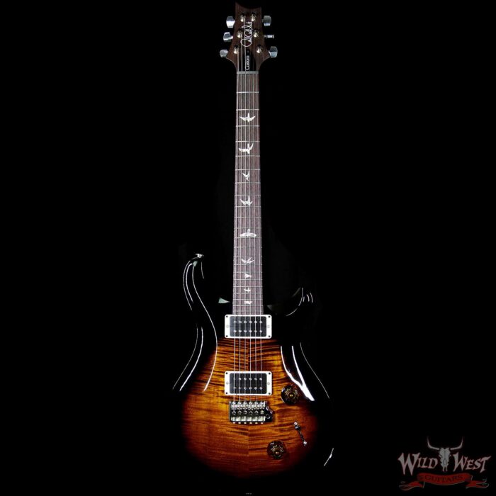 PRS Paul Reed Smith Custom 22 Rosewood Fretboard Black Gold Black Wrap Burst - Image 5