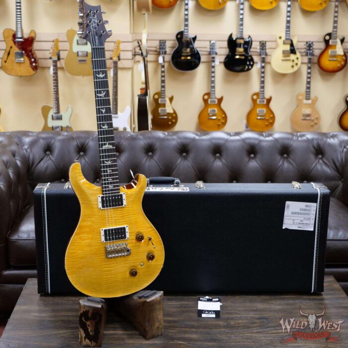 Paul Reed Smith PRS Core Model Flame Maple Top Custom 22 Piezo Indian Rosewood Fingerboard Honey - Image 8