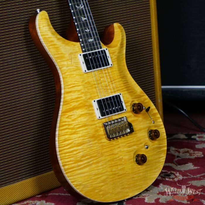 Paul Reed Smith PRS Core Model Flame Maple Top Custom 22 Piezo Indian Rosewood Fingerboard Honey - Image 9