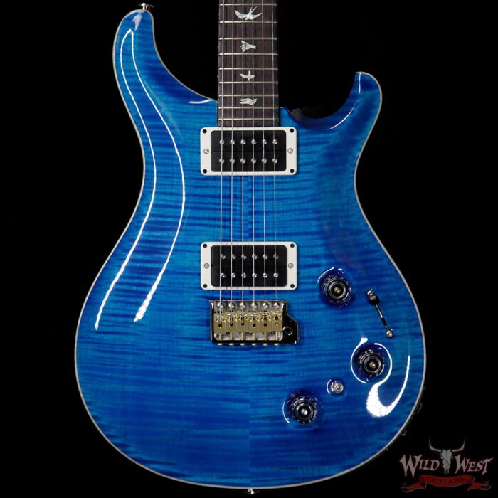 Paul Reed Smith PRS Core Model Flame Maple Top Custom 22 Piezo Rosewood Fingerboard Aquamarine - Image 2
