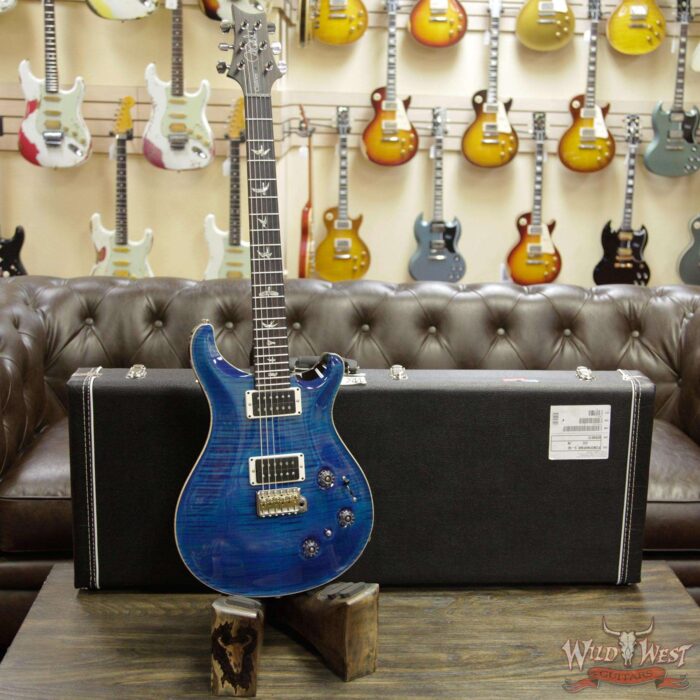 Paul Reed Smith PRS Core Model Flame Maple Top Custom 22 Piezo Rosewood Fingerboard Aquamarine - Image 7