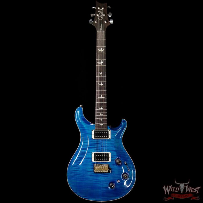 Paul Reed Smith PRS Core Model Flame Maple Top Custom 22 Piezo Rosewood Fingerboard Aquamarine - Image 4