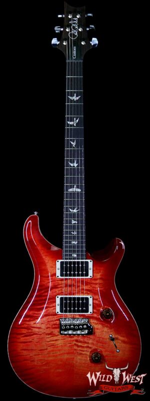 Paul Reed Smith PRS Custom 24 Flame Maple Top Rosewood Fingerboard Blood Orange
