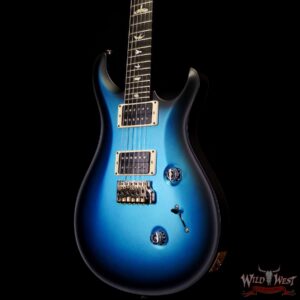 2022 Paul Reed Smith PRS Core Custom 24 Ebony Fingerboard Satin Frost Blue Metallic Smokeburst 8.05 LBS - Image 2