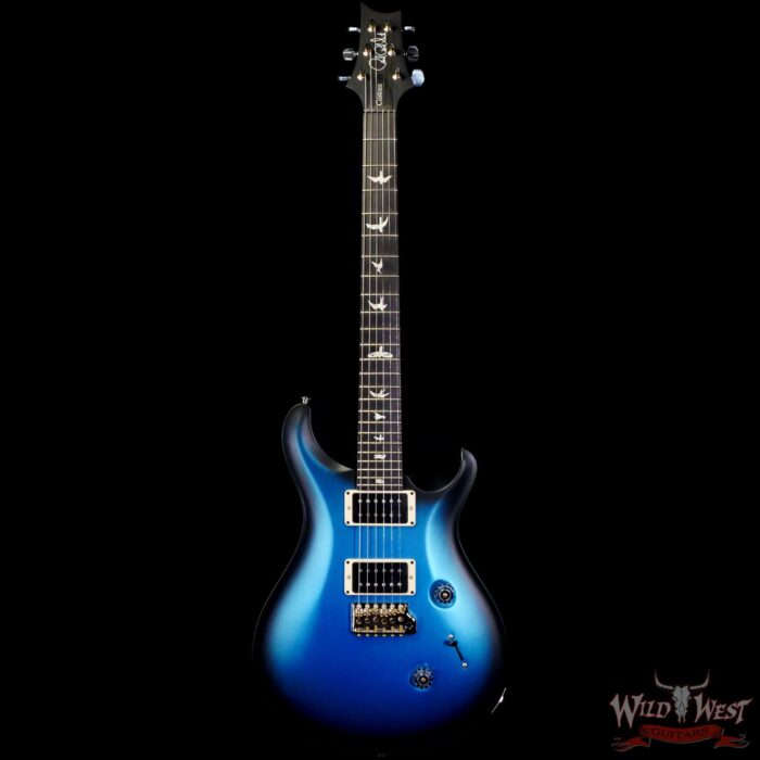 2022 Paul Reed Smith PRS Core Custom 24 Ebony Fingerboard Satin Frost Blue Metallic Smokeburst 8.05 LBS - Image 3