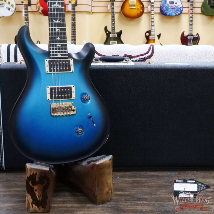 2022 Paul Reed Smith PRS Core Custom 24 Ebony Fingerboard Satin Frost Blue Metallic Smokeburst 8.05 LBS - Image 7
