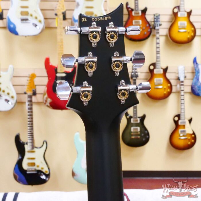 2022 Paul Reed Smith PRS Core Custom 24 Ebony Fingerboard Satin Frost Blue Metallic Smokeburst 8.05 LBS - Image 9