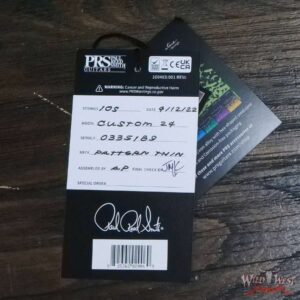 2022 Paul Reed Smith PRS Core Custom 24 Ebony Fingerboard Satin Frost Blue Metallic Smokeburst 8.05 LBS - Image 10